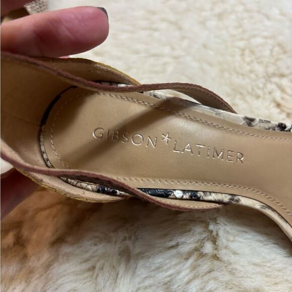 Gibson & Latimer Leilani shoes in Snake Print size 7 - Picture 2 of 8